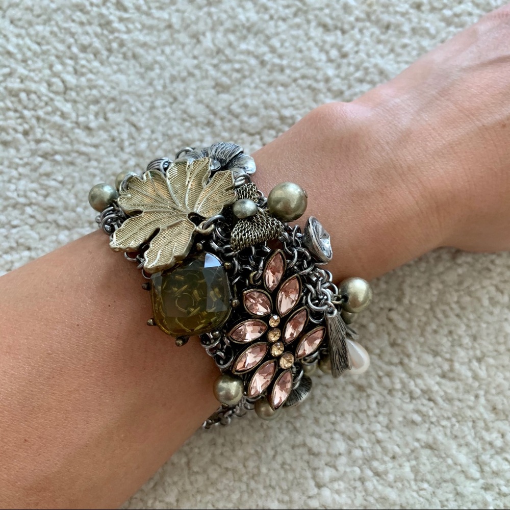 Chain-metal Cuff Bracelet